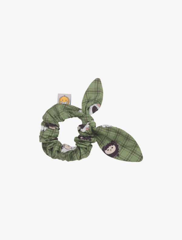 Elastico per capelli con fiocco - Scottish Sheep Green