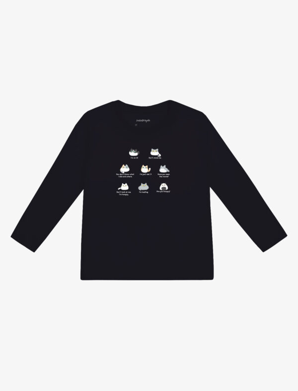 T-shirt bambino/a maniche lunghe - Loaf Cats Gang, 6Y