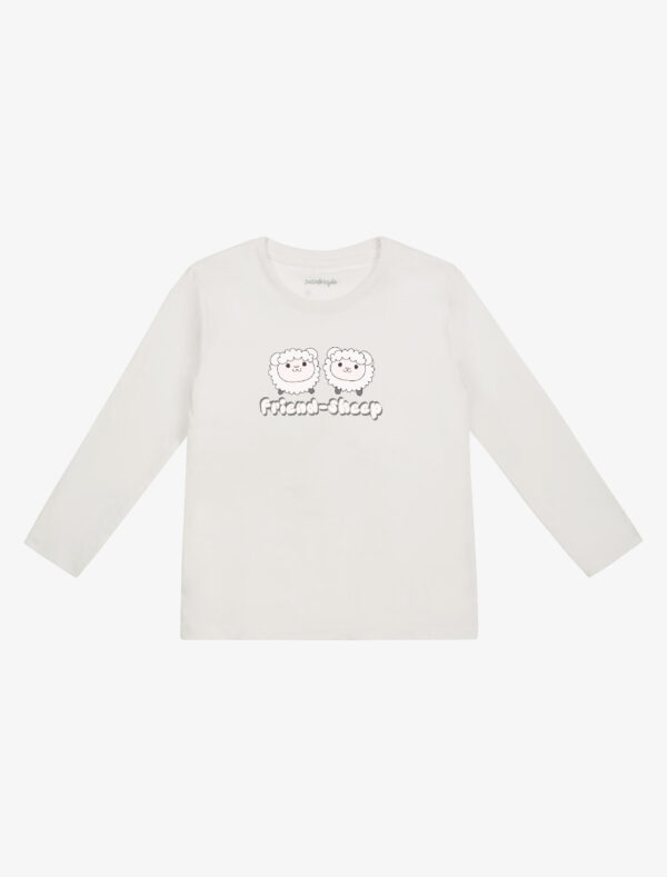 T-shirt bambino/a maniche lunghe - Friend Sheep, 4Y