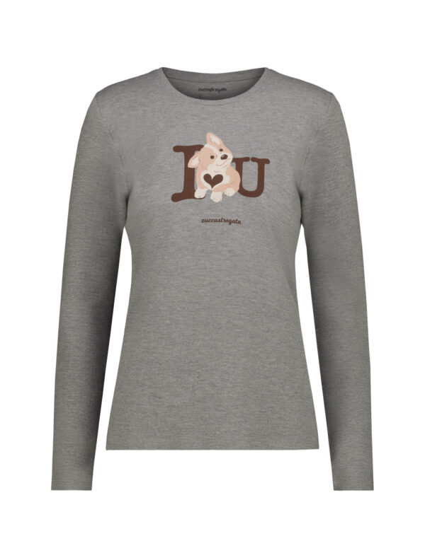 T-shirt donna maniche lunghe