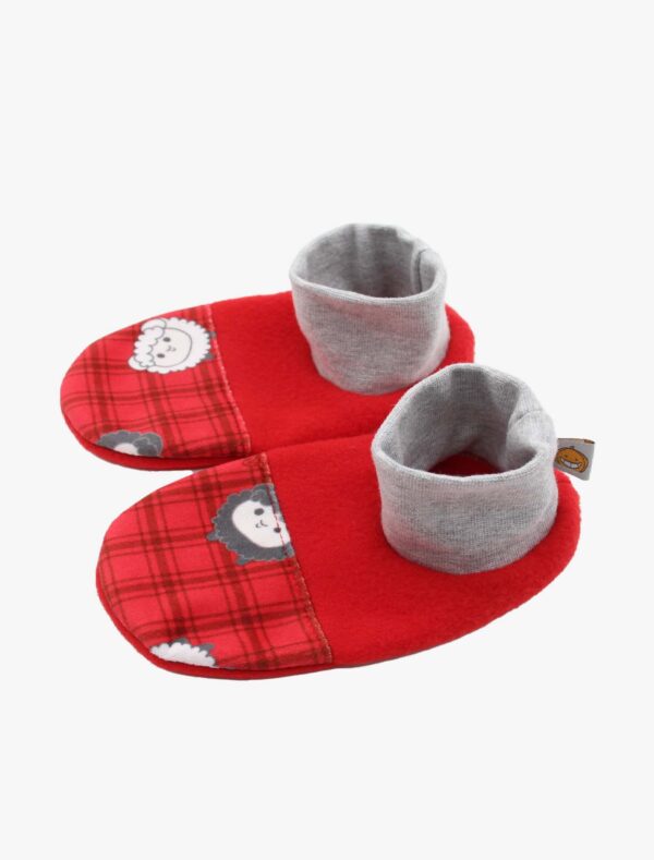 Scaldapiedi adulto in pile - Scottish Sheep Red, L