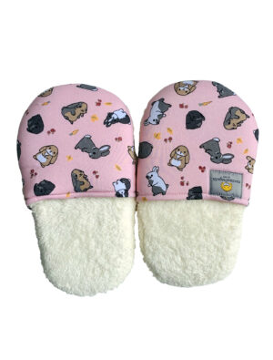 Pantofole donna invernali con pile pecorella