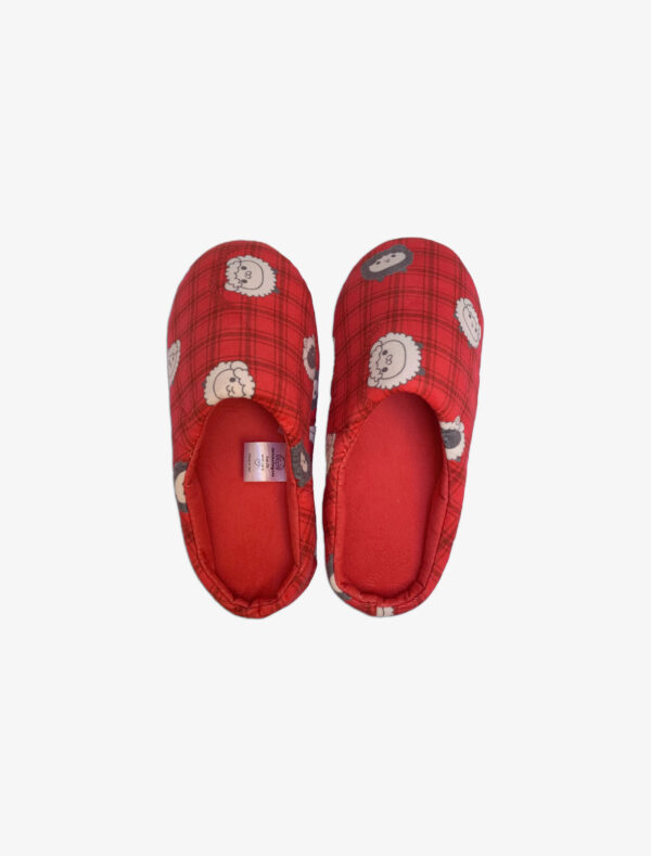 Babbucce adulto - Scottish Sheep Red, XS