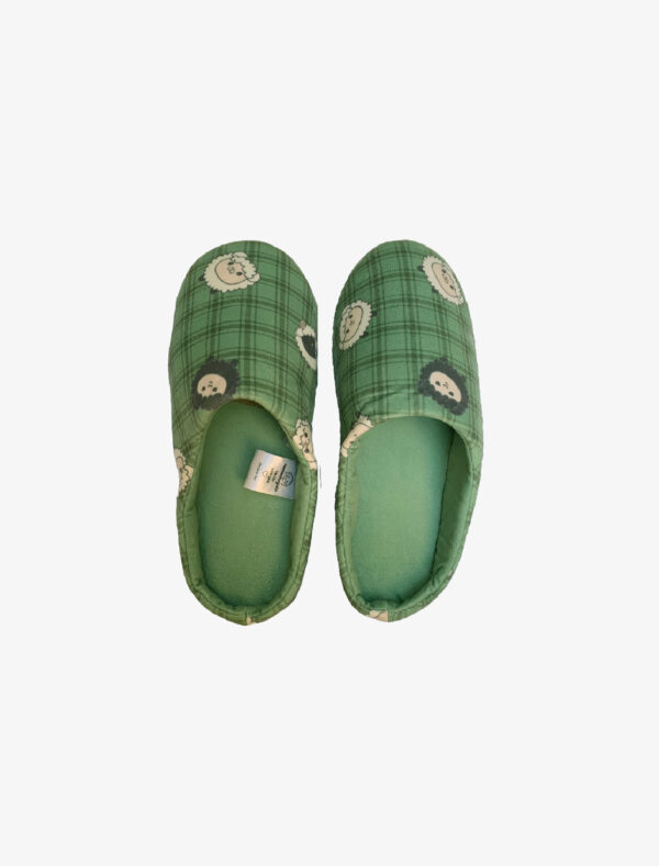 Babbucce adulto - Scottish Sheep Green, XS