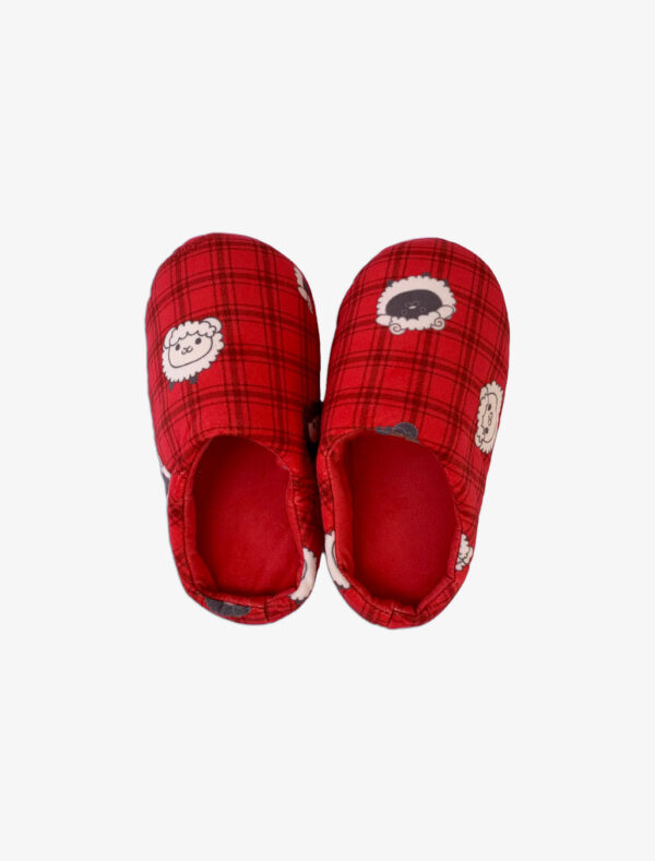Babbucce bambino/a - Scottish Sheep Red, III