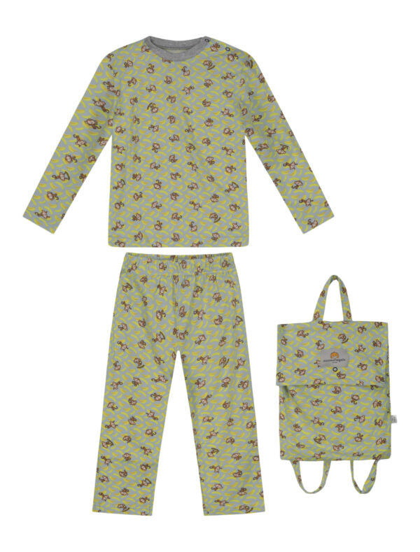 Pigiama baby lungo completo estivo - immagine 2