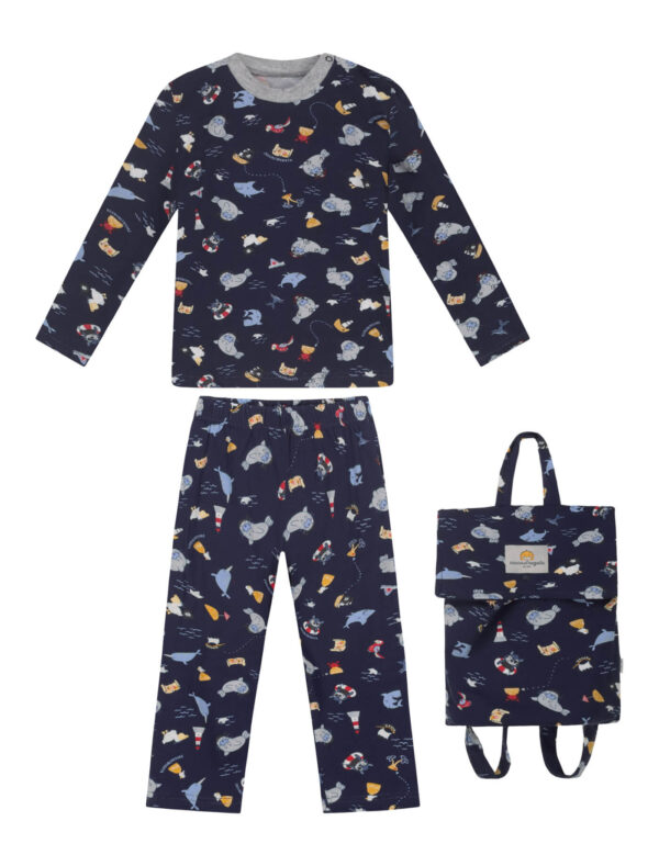 Pigiama baby lungo completo estivo - immagine 3