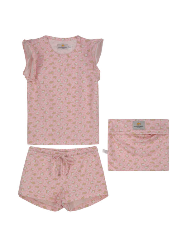 Pigiama bambina canottiera e coulotte - immagine 3