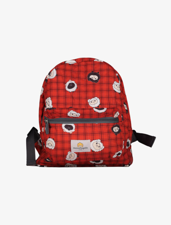 Zaino piccolo - Scottish Sheep Red