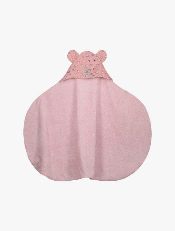 Poncho bambina/o - Loaf Cats Pink, III