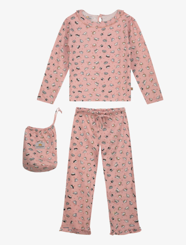 Charlotte pigiama bambina completo - Loaf Cats Pink, 12Y