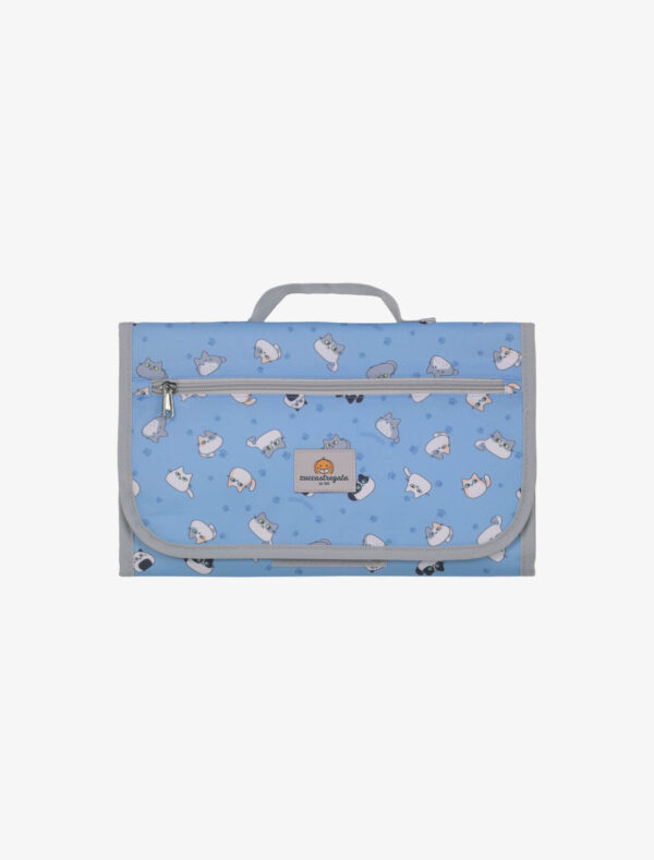 Fasciatoio baby da viaggio pieghevole - Loaf Cats Sky Blu