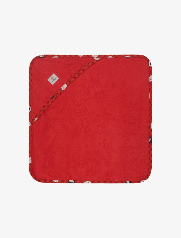 Telo per neonato - Scottish Sheep Red
